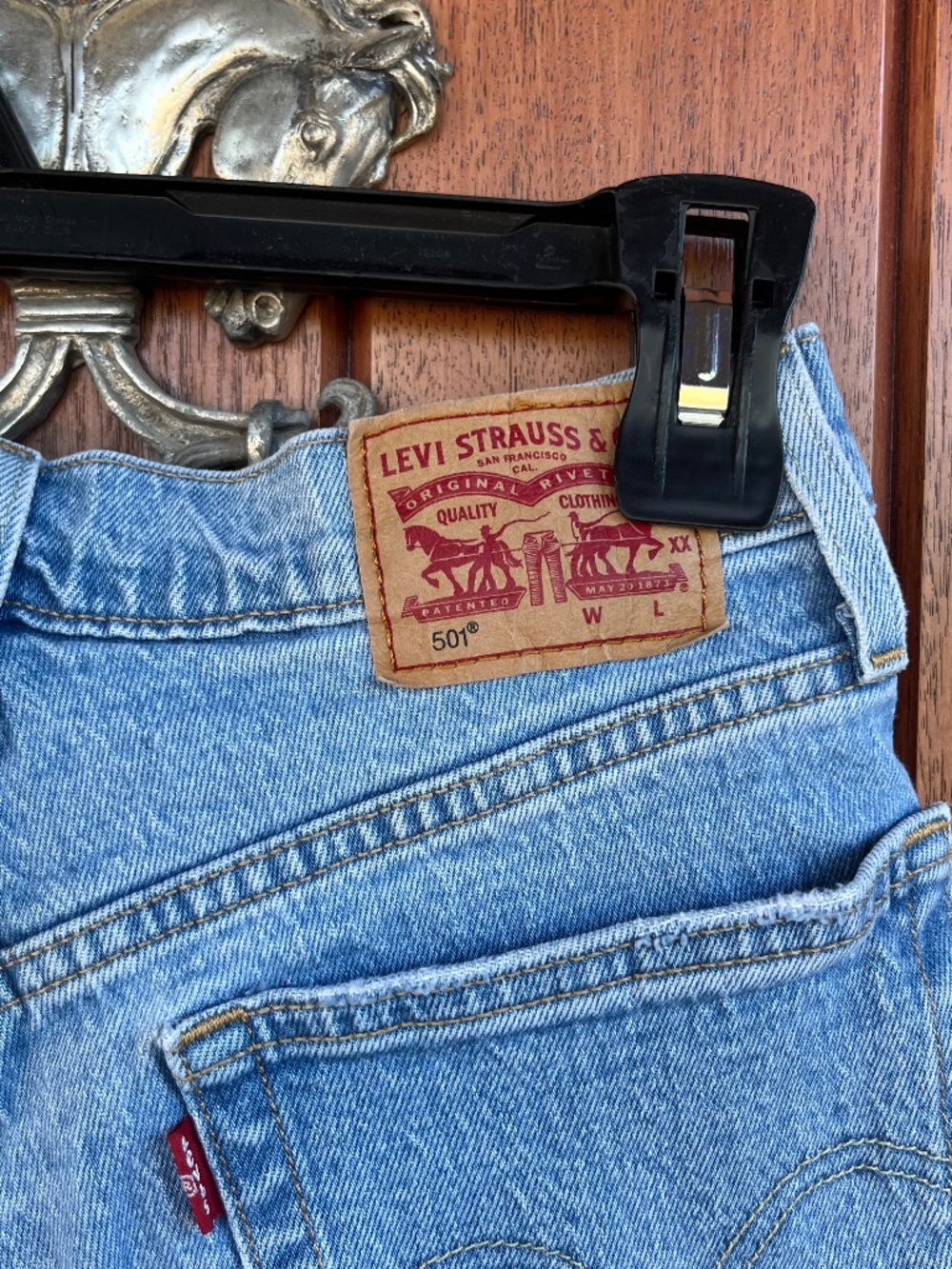 Womens Levis Jean Shorts - Picture 4 of 6